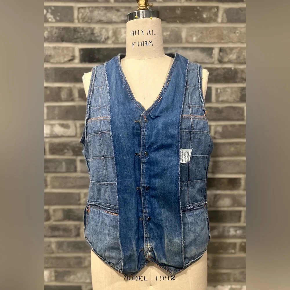 Vintage Jandy Jeans Denim Vest - Picture 5 of 10